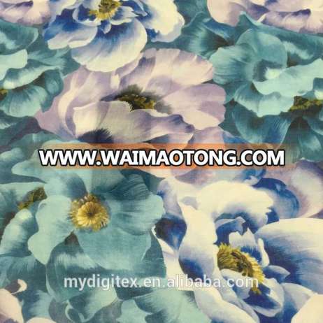 high quality floral printed cotton fabric textile