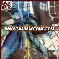 Plain Silk Cotton Chiffon Fabric Digital Print